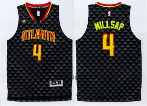 Maillot De Basket Eastern Atlanta Hawks Paul Millsap 4 Tissus Sportif Fans Edition Noir